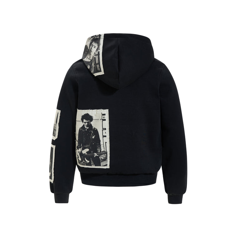 RetroPatch Zip Hoodie