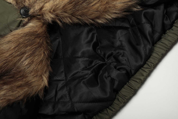 EAC–PlushTrim Hooded Jacket