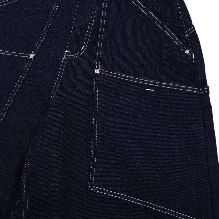 PocketWave Cropped Wide-Leg Jeans