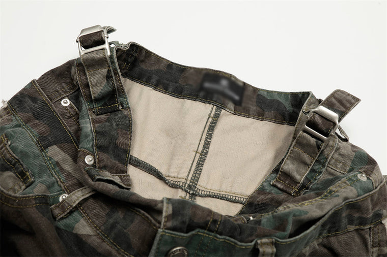 TwinBelt Camo Cargo Pants