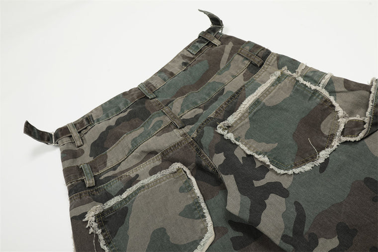 TwinBelt Camo Cargo Pants