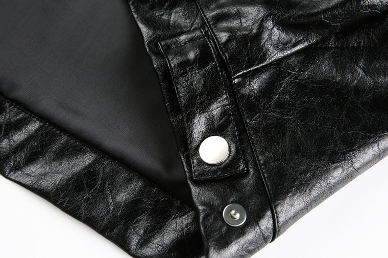DarkPortrait Leather Jacket