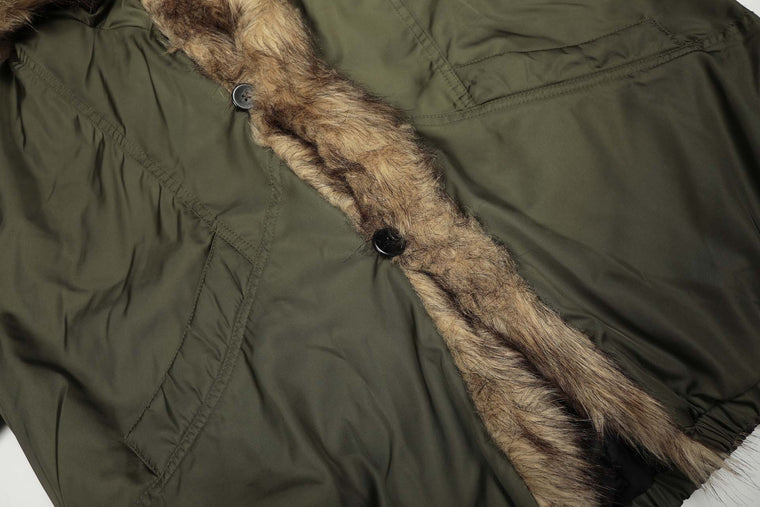 EAC–PlushTrim Hooded Jacket