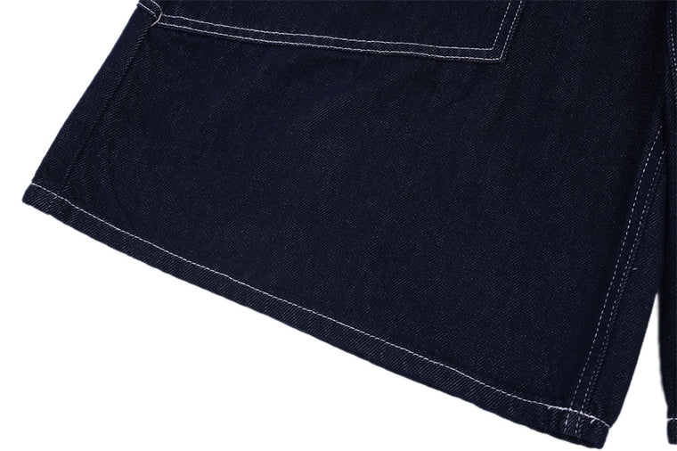 PocketWave Cropped Wide-Leg Jeans