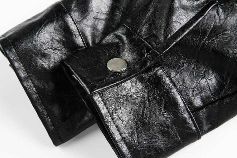 DarkPortrait Leather Jacket