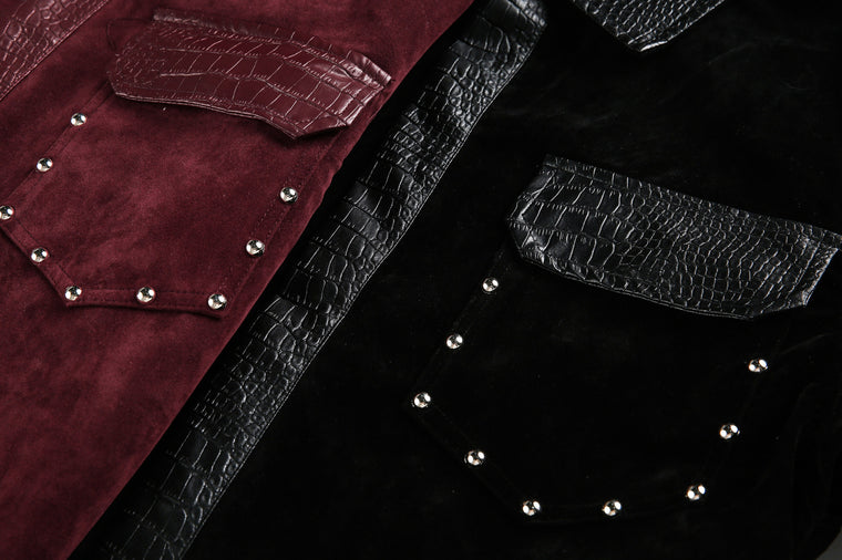 StudPanel Leather Jacket