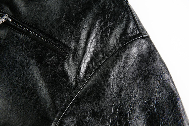 DarkPortrait Leather Jacket