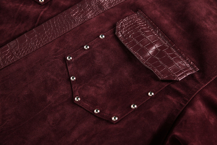 StudPanel Leather Jacket