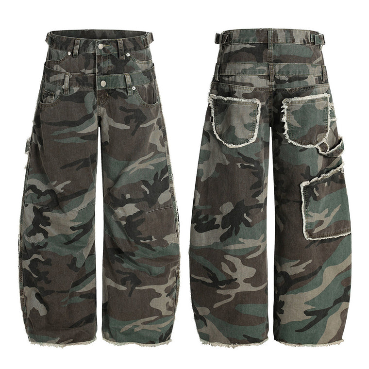 TwinBelt Camo Cargo Pants