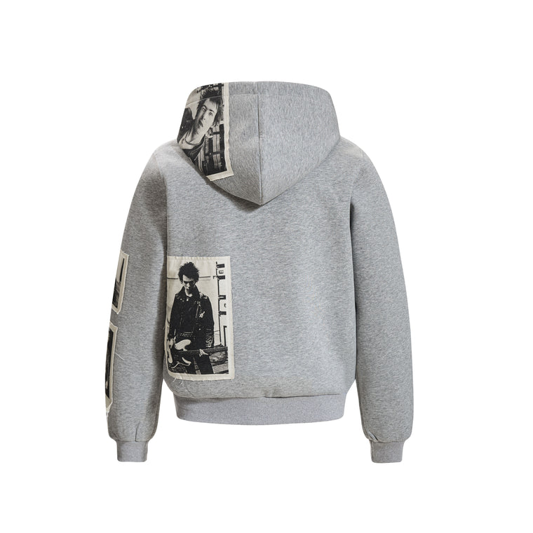 RetroPatch Zip Hoodie