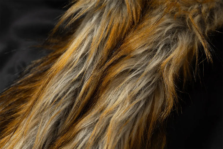 EAC–Insulated Faux Fur Collar Bomber Jacket