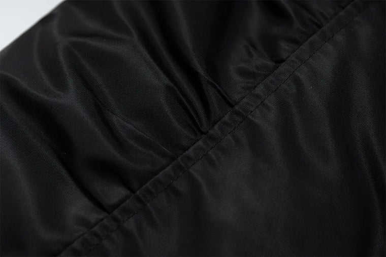 EAC–Insulated Faux Fur Collar Bomber Jacket