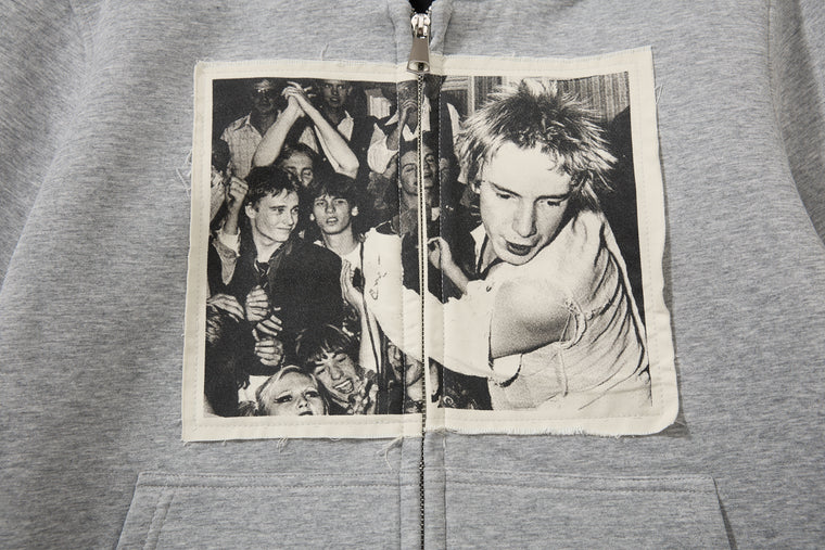 RetroPatch Zip Hoodie