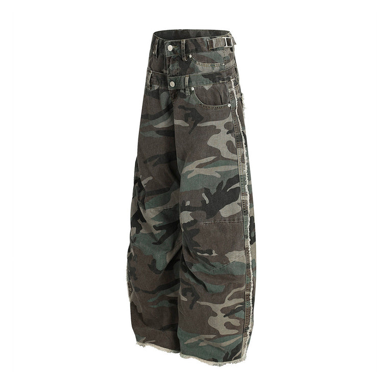 TwinBelt Camo Cargo Pants
