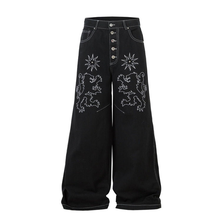 HeavyThread Wide-Leg Jeans