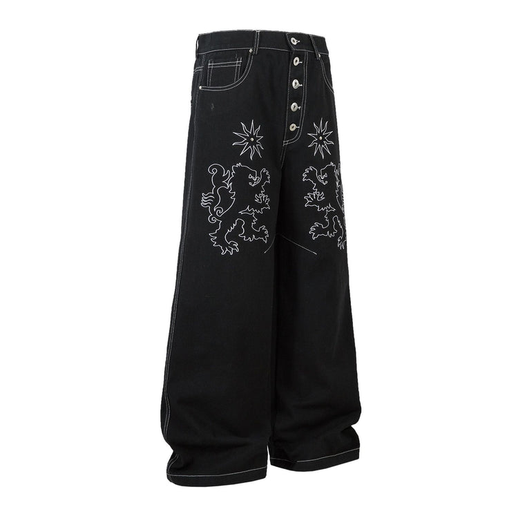 HeavyThread Wide-Leg Jeans
