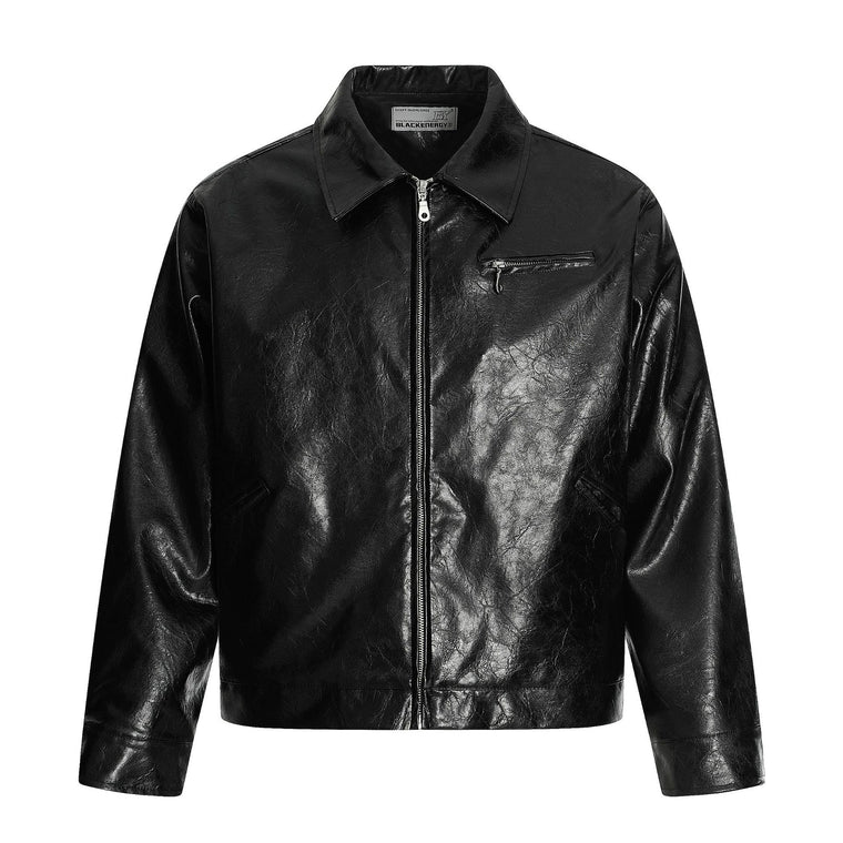 DarkPortrait Leather Jacket
