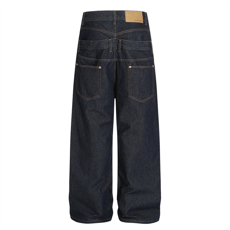 TwinBelt Patchwork Jeans