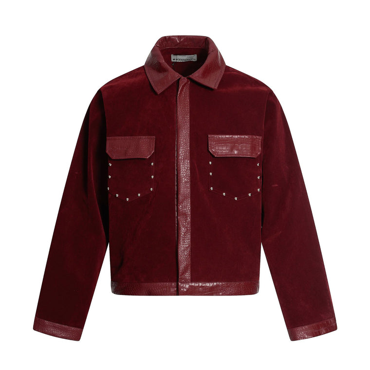 StudPanel Leather Jacket