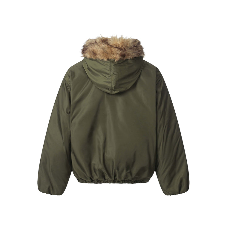 EAC–PlushTrim Hooded Jacket