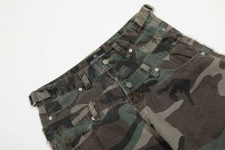 TwinBelt Camo Cargo Pants