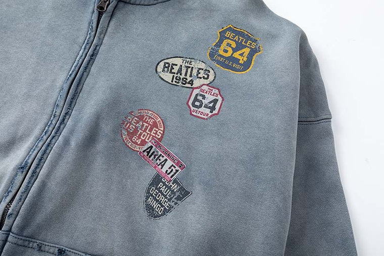 EAC – RetroBadge Washed Hoodie
