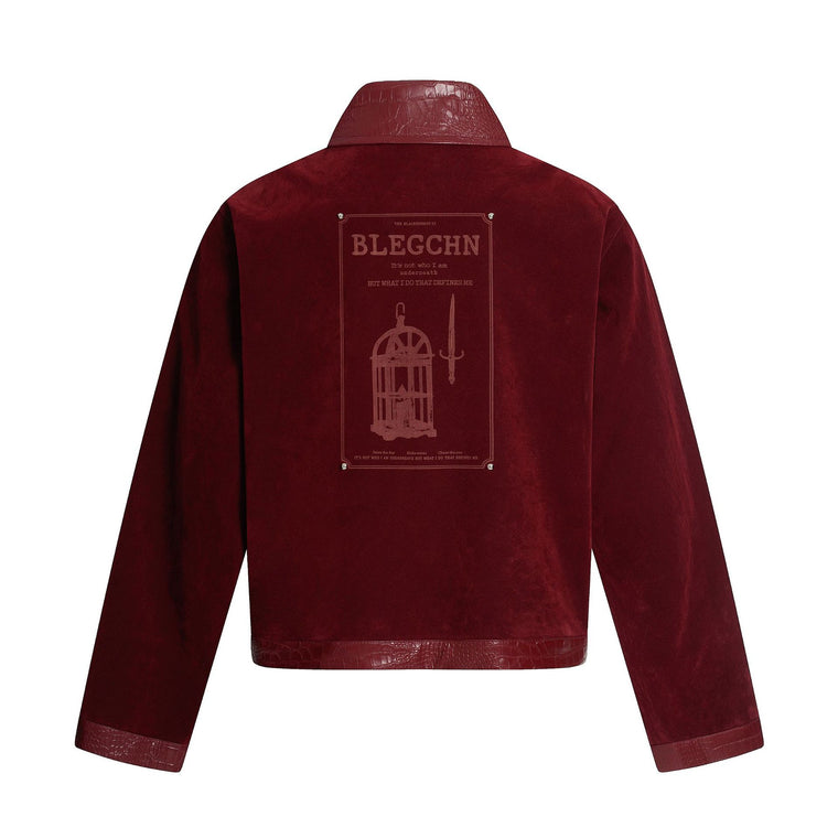 StudPanel Leather Jacket