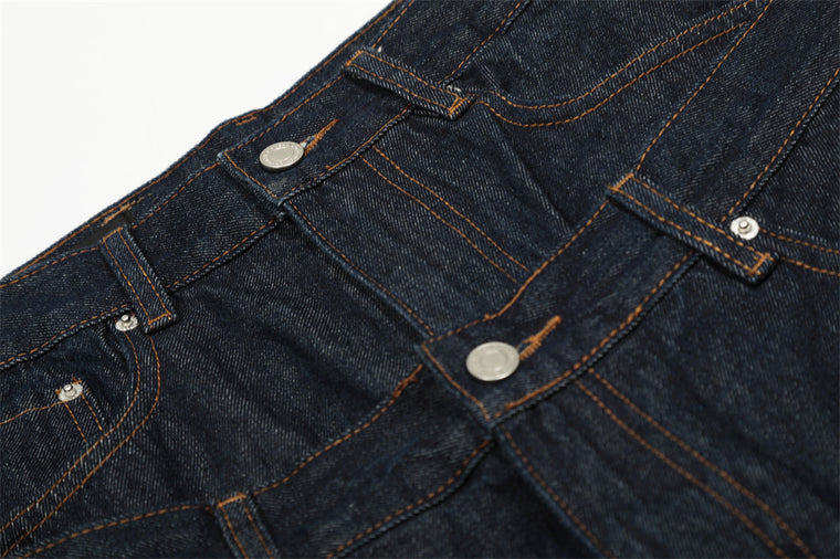 TwinBelt Patchwork Jeans