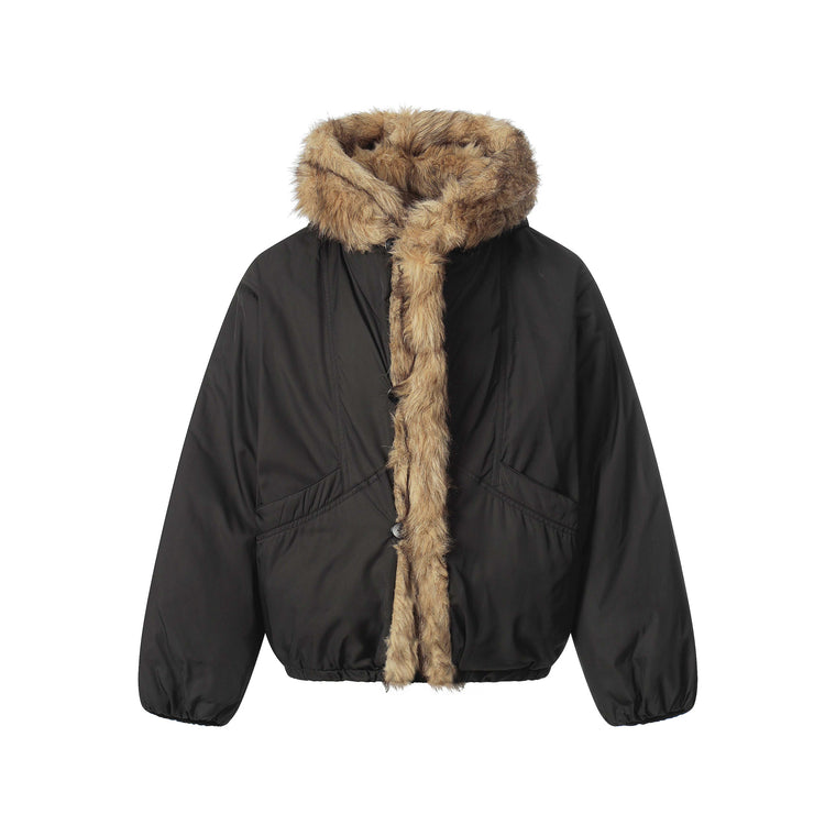 EAC–PlushTrim Hooded Jacket