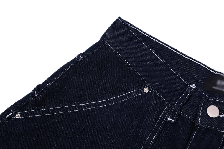 PocketWave Cropped Wide-Leg Jeans