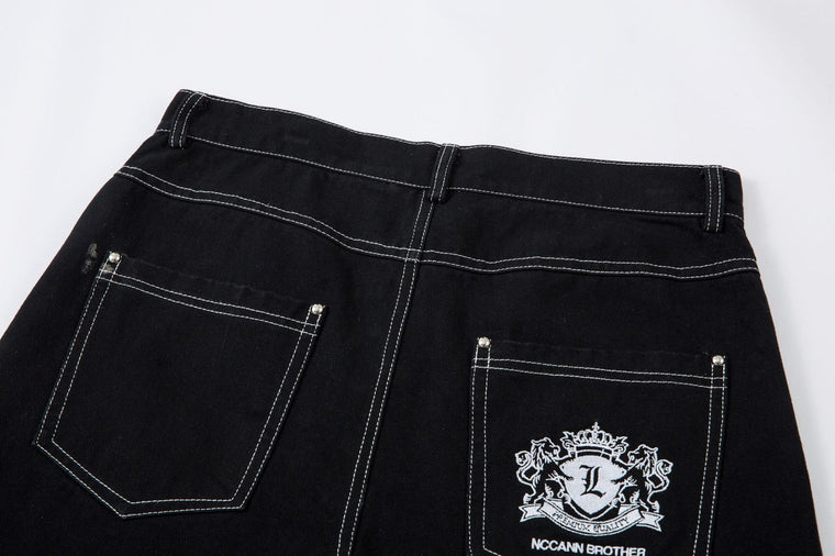HeavyThread Wide-Leg Jeans