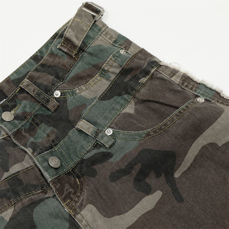 TwinBelt Camo Cargo Pants