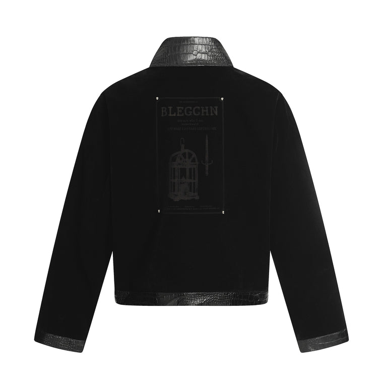 StudPanel Leather Jacket