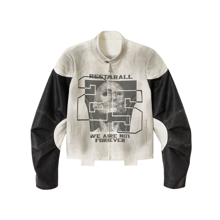 MotoBlade Panelled Leather Jacket