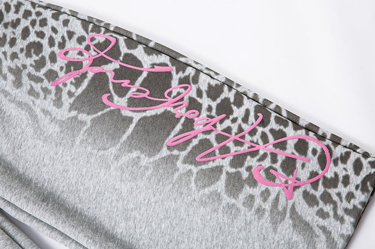 EAC–Wild Leopard Slash Fit Joggers