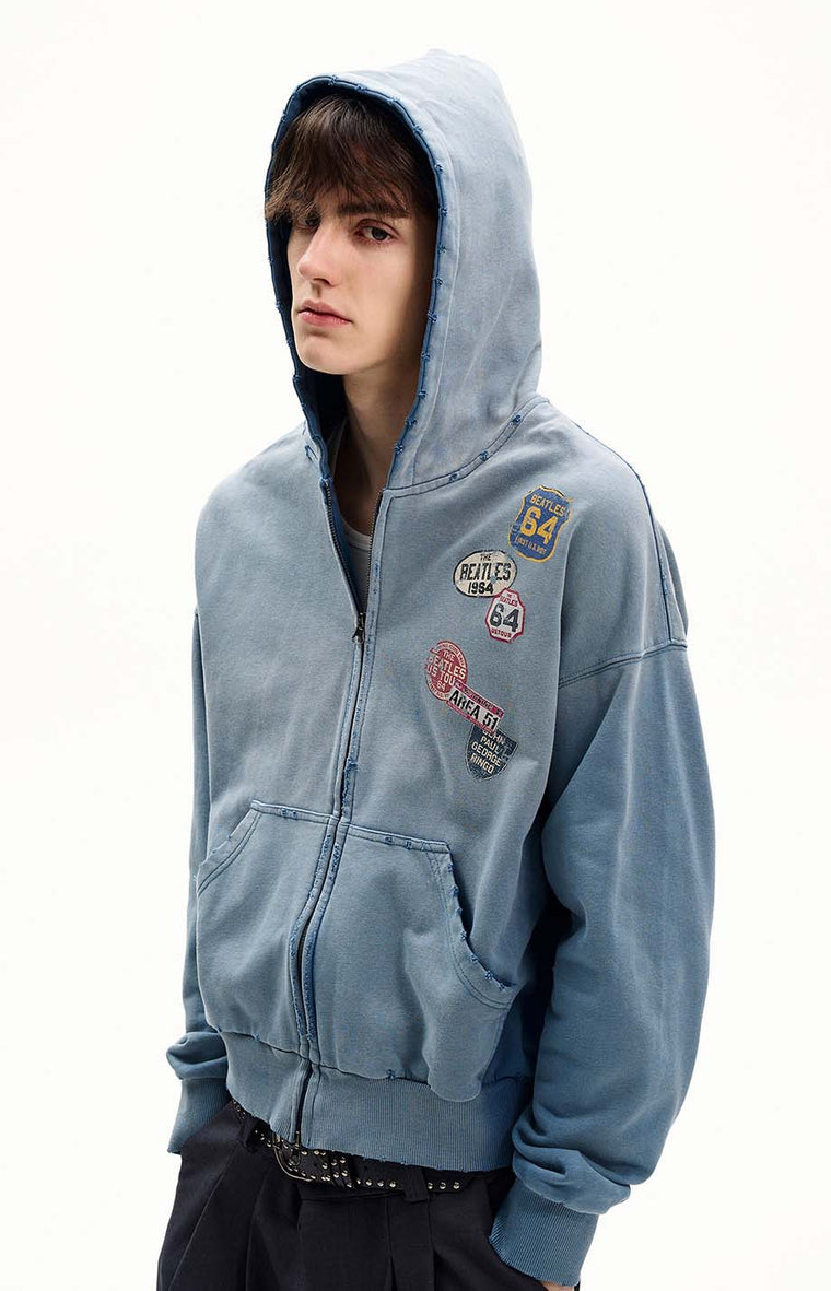 EAC – RetroBadge Washed Hoodie