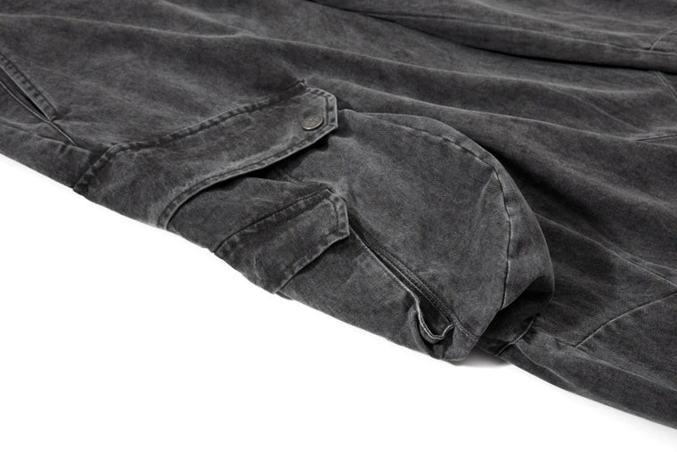 EAC – Washed Wide-Leg Denim Pants