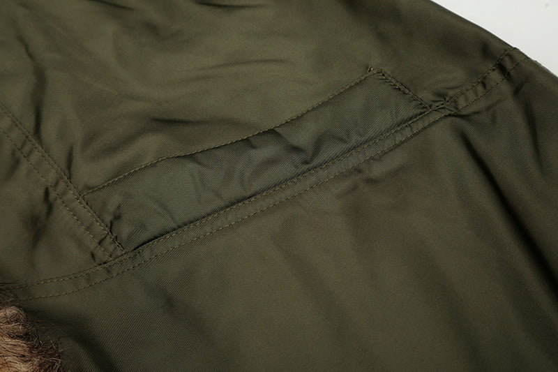 EAC–Faux Fur Trim Puffer Jacket