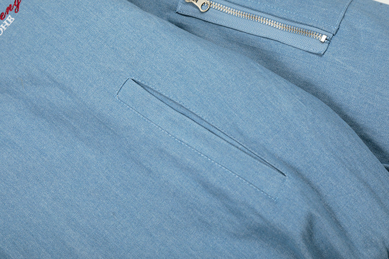 EAC–Vintage Wash Faux Fur Padded Jacket