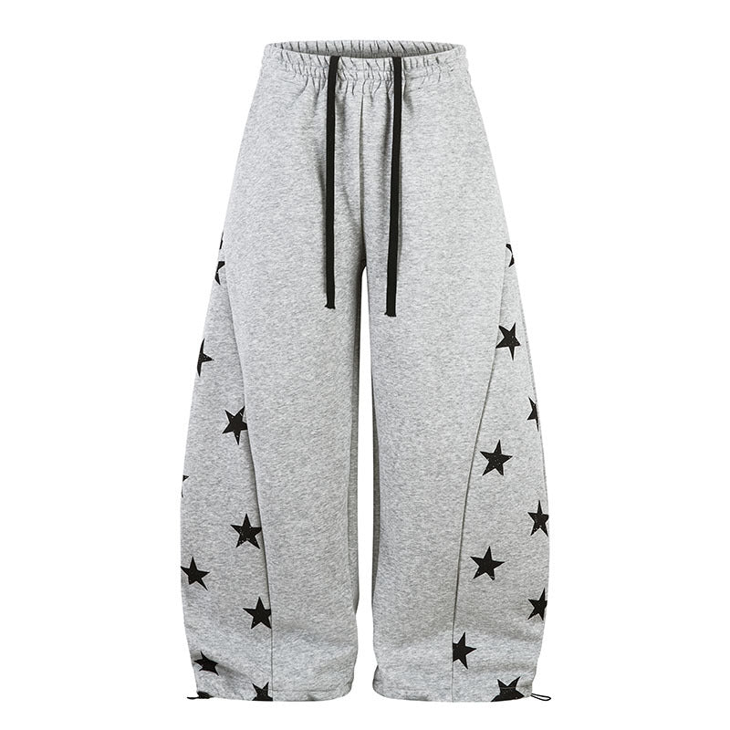 EAC–Star Print Slash Fit Sweatpants