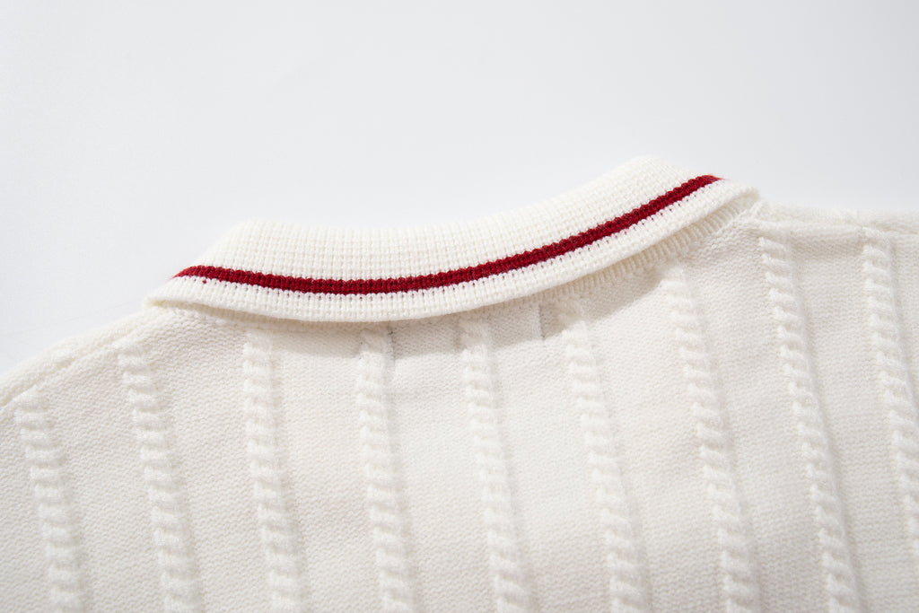 EAC – Luxe Knit Polo Sweater
