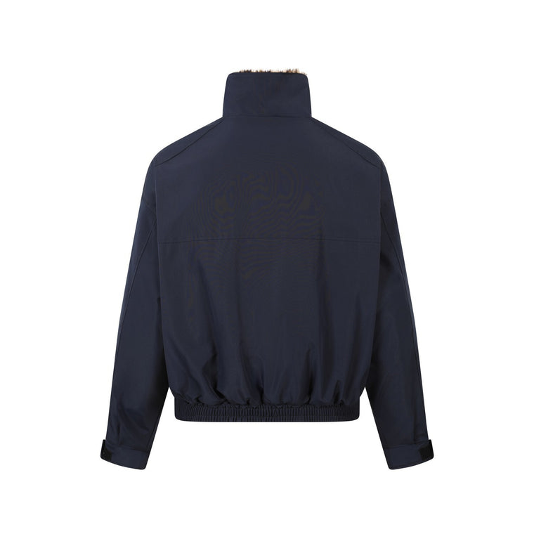 EAC–Padded Jacket with Leopard Lining