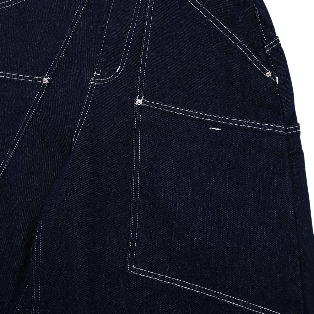 PocketWave Cropped Wide-Leg Jeans