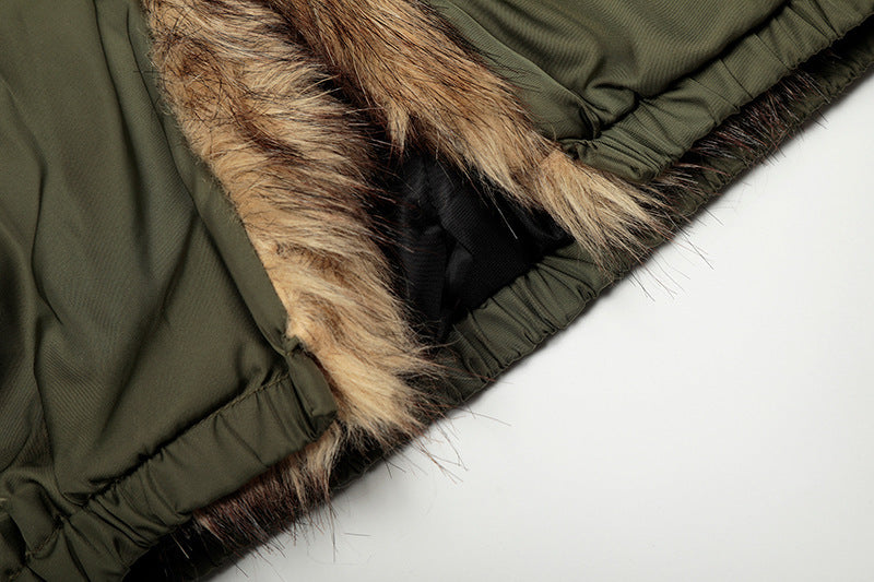 EAC–Faux Fur Trim Puffer Jacket