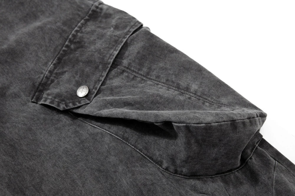 EAC – Washed Wide-Leg Denim Pants