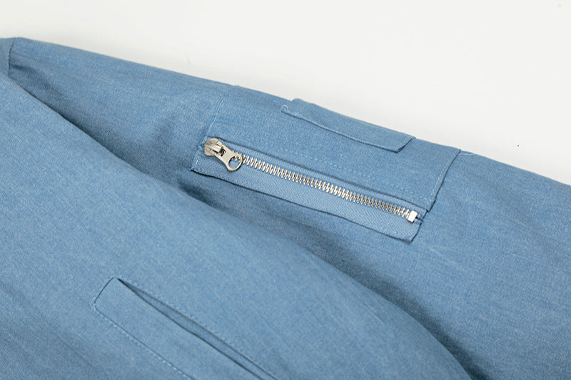 EAC–Vintage Wash Faux Fur Padded Jacket