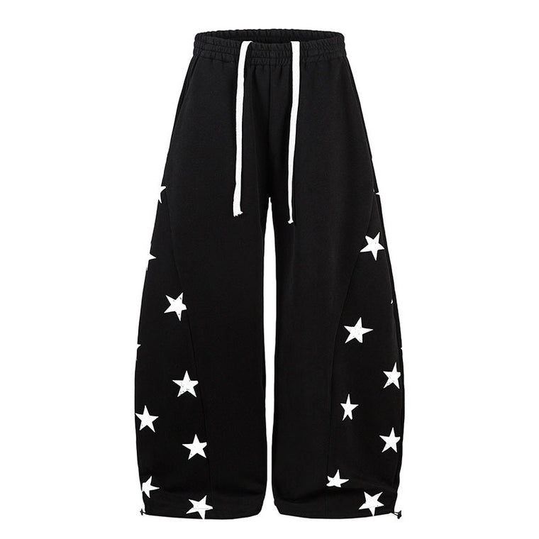 EAC–Star Print Slash Fit Sweatpants