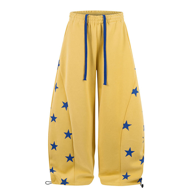 EAC–Star Print Slash Fit Sweatpants