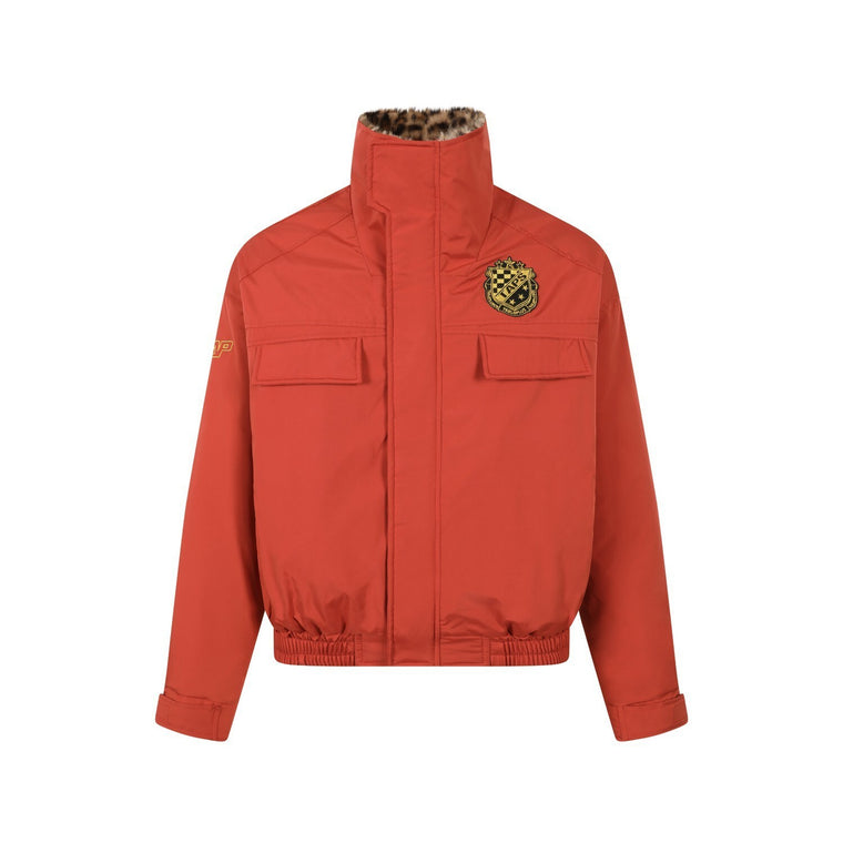 EAC–Padded Jacket with Leopard Lining