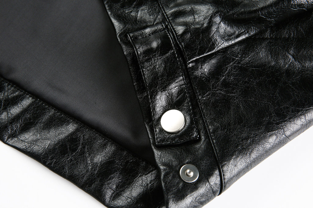 DarkPortrait Leather Jacket